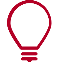 Inspiration Lightbulb Icon - AI Domain Suggestions