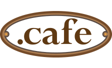 cafe dominio extension logo