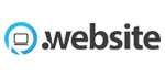 website domain extension logo